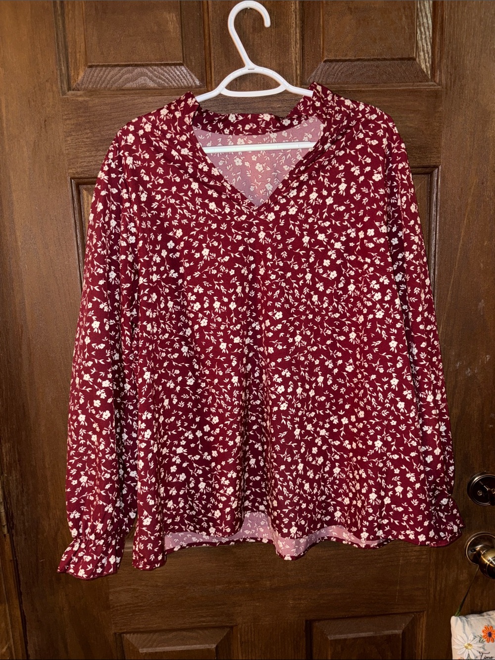 SHEIN curve long sleeve top